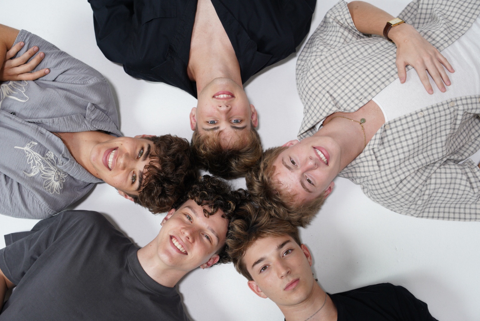 Beatzone Boys relaxed group portrait